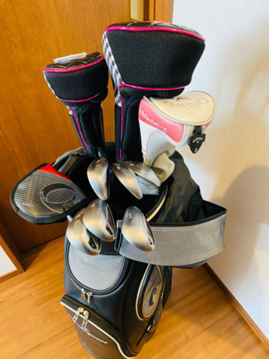 ゴルフクラブセット　初心者向けレディース用テーラーメイド・キャロウェイ・その他