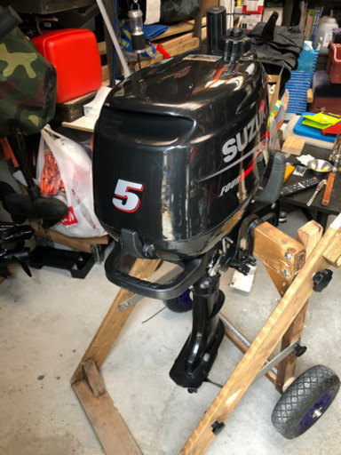 2014年9月製造.スズキ4サイクル．トランサムS船外機です。