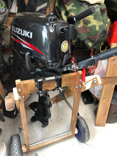 　2014年9月製造.スズキ4サイクル．トランサムS船外機です。