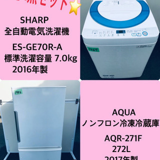 ‼️7.0kg‼️送料設置無料✨冷蔵庫/洗濯機✨大特価！！