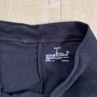 マタニティレギンス　黒2つの画像