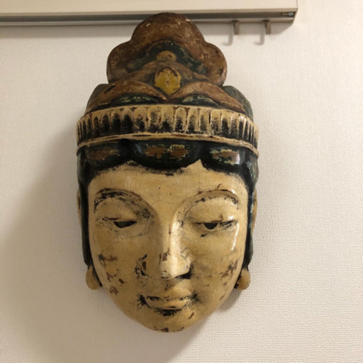 お面　昭和レトロ　アンティーク　昇天面