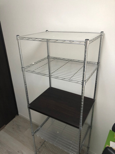 ニトリ　キッチンボード　スチールシェルフ