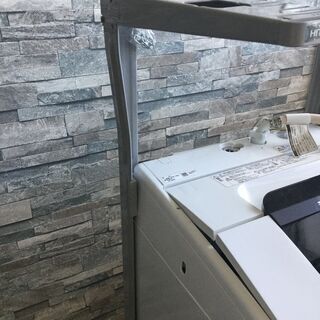 [高年式]HITACHI 日立 衣類乾燥機 DE-N60WV 乾燥容量6.0kg 2019年製 架台/スタンド付き DES-P32 ①の画像