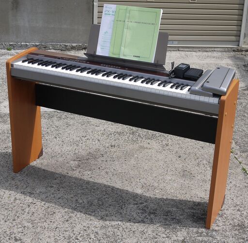 CASIO カシオ デジタルピアノ Privia プリヴィア PX-100 88鍵盤 電子ピアノ コンパクトサイズ リアルなピアノ音