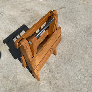 折り畳み木製椅子☆手作り品☆中古☆堺市中区まで引取り希望の画像