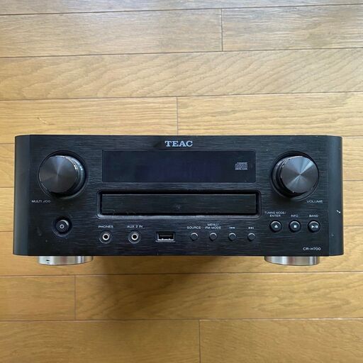 手渡しのみ：TEAC ネットワークCDレシーバー AirPlay対応 ブラック CR-H700-B（CD動作せず）