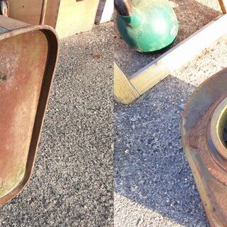 ヴィンテージ ガスタンク 携行ガソリンタンク ガレージのディスプレイや廃油入れ等にどうぞの画像
