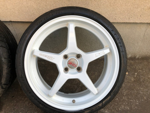 （白色）イタリア製OZ Racing タイヤ付きホイール18インチ