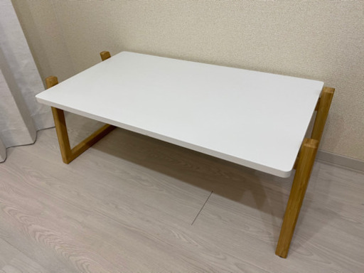ローテーブル 机 デスク ティーテーブル ホワイト デスク (87*45*32cm)