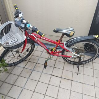 ＜取引完了！＞子供自転車22インチ【差し上げます￥0-】赤青2台...