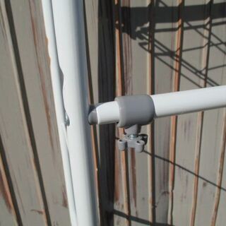 ランドリーラック　スチール製　調整可能の画像