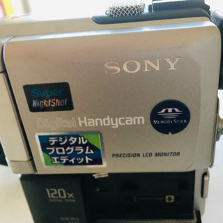 SONYハンディービデオカメラの画像
