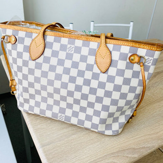 美品 ルイヴィトンネヴァーフルPM ダミエアズール トートバック