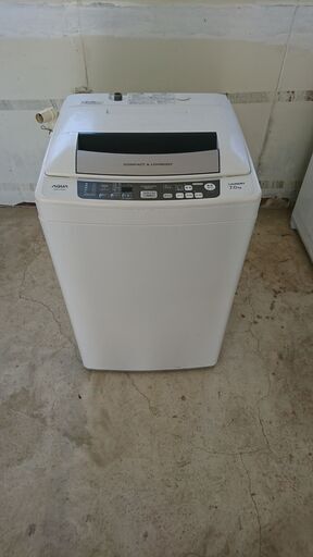 アクア AQUA 全自動洗濯機 7.0kg AQW-P70A(W) 2012年製 風乾燥 槽洗浄