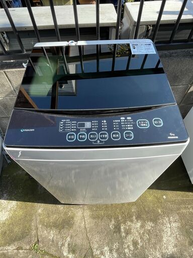 ■都内近郊無料で配送、設置いたします■2018年製　風乾燥機能付き　maxzen　洗濯機　6キロ　JW06MD01WB■MA01