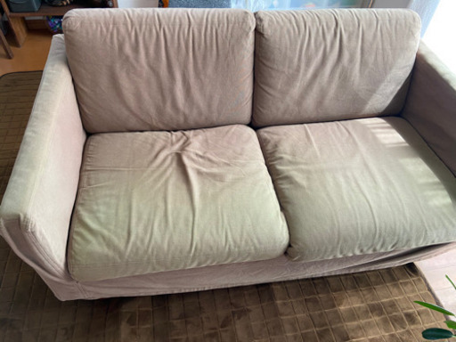 無印良品　2シーター　ソファ　カバー洗濯可