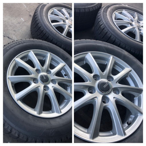 アルミ付スタッドレスタイヤ　15インチ  4本セット