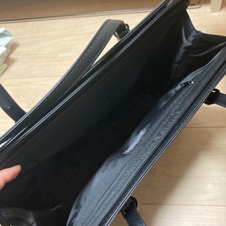 就活カバン 黒 入学式の画像