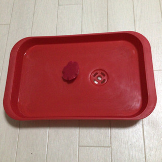 コンロ奥ラックと水切りカゴの画像