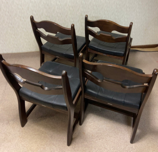 決まりました karimoku カリモク RUSTIC ルスティック イス ダイニングチェア 4脚セット