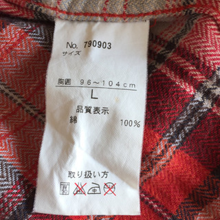 ☆７ed walker☆ チェック ネルシャツ L  ビンテージの画像