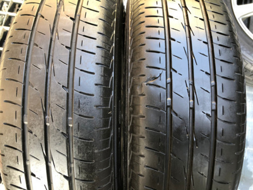 165/70R14 ブリヂストン アルミホイール付夏用タイヤ マーチ アクア他