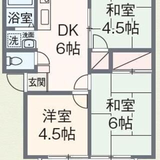 広々3DK！初期費用ゼロ！敷金礼金ゼロ・駐車場無料・家賃35000円 − 千葉県