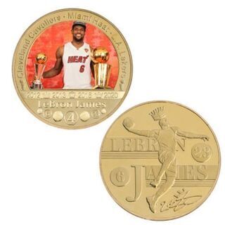セール　LeBron James サイン入り 記念コイン（4)