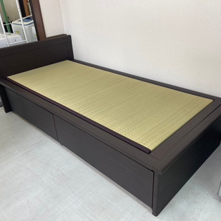 リサイクルサービス八光 田上店 配達・設置OK】ブラウン 収納・ライト