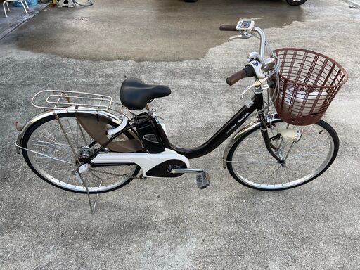 感謝セール 整備済新基準良品 Panasonic 8.9AH VIVI NX 26インチ 3段 充電器 鍵付 LED 電動アシスト自転車W63