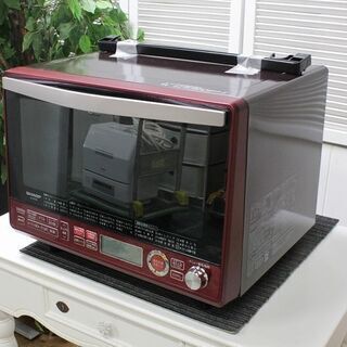 SHARP RE-SS10B-R オーブンレンジ 1000W レッド　2段調理 SHARP RE-SS10B-R オーブンレンジ 1000W レッド 2段調理 Amazon