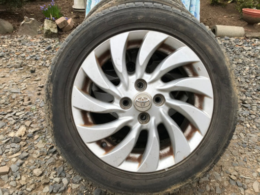 トヨタ　bB純正　15インチアルミホイール