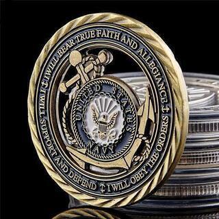 【非売品】US Navy アメリカ合衆国海軍のチャレンジコインの画像