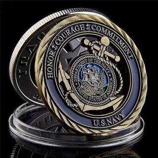 【非売品】US Navy アメリカ合衆国海軍のチャレンジコインの画像