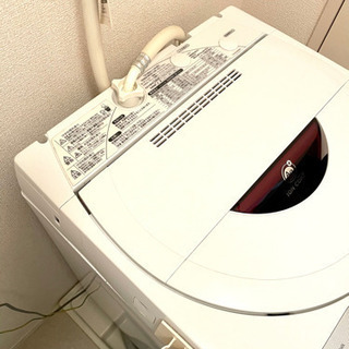 【4/14迄】洗濯機　SHARP ES-GE60L-P 6kgの画像