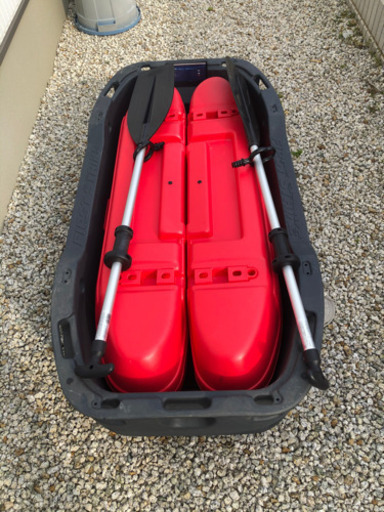 カーメイト CAR MATE フロートボート Z1DR ダークグレー/デビルレッド Z1DR オール付き