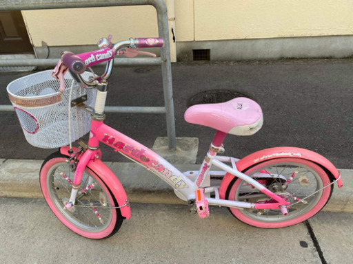 可愛いピンク色の子供自転車　【引き取り限定】