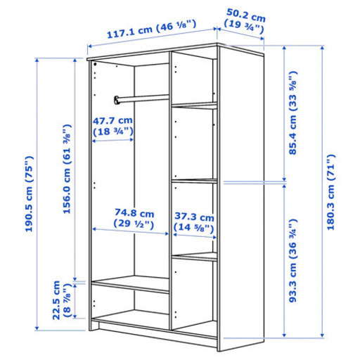 ‼️超美品‼️IKEA クローゼット