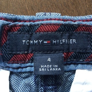 ★TOMMY HILFIGER 4T 110 G短パン 半ズボン グレーの画像