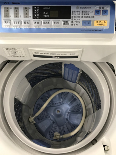 ?洗浄済み。Panasonic NA-FA70H2　7キロ洗濯機　2015年製?