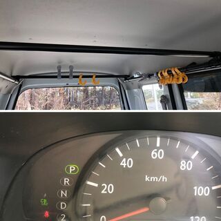ご成約です‼️あり‼️アゲバン‼️エブリィ‼️リフトアップ‼️4WD‼️ヒッチメンバー‼️ロッドホルダー‼️釣り、キャンプに‼️の画像
