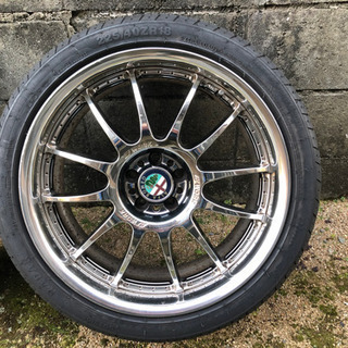 WORK 戦（XSA）イクサ　XS2 4本タイヤ付き　アルファロメオ特注サイズ　