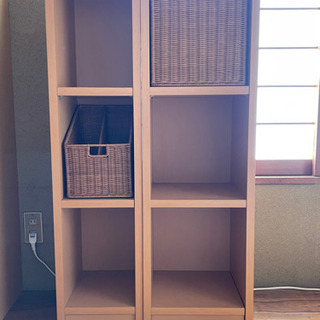 書棚　2個セット　小物棚　シェルフ