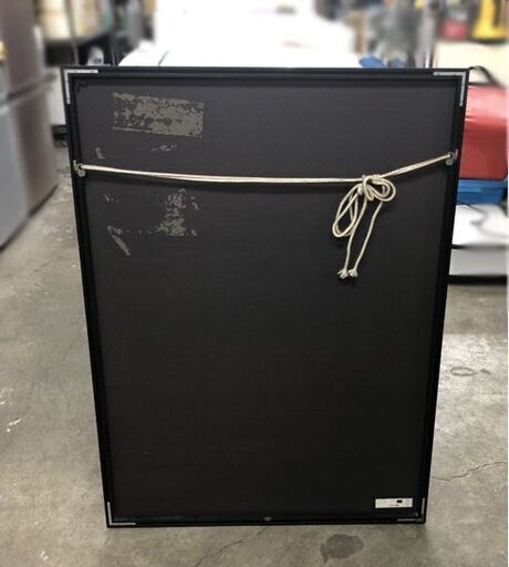 額装 シルクスクリーン 豊泉朝子作 【Riding a horse】手彩色 版画 額サイズ63×85.5cm ☆ PayPay(ペイペイ)決済可能 ☆ 札幌市 白石区 東札幌 アウトレットモノハウス