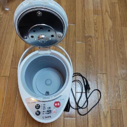 タイガー電気ポット2リットル　綺麗です