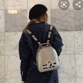 HYSTERIC GLAMOUR ヒステリックグラマー リュック バックパック バッグ シルバー ベア ファックベア