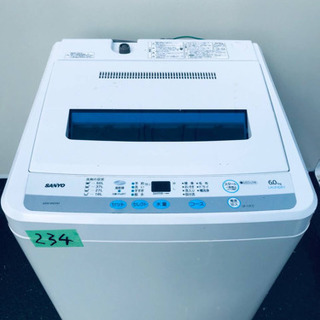 234番 SANYO✨全自動洗濯機✨ASW-60D‼️