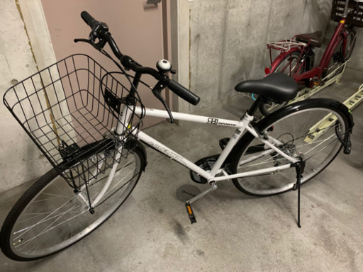 美品　クロスバイク風自転車