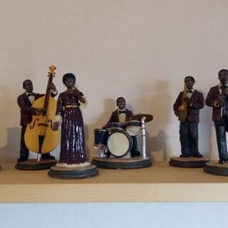 黒人ジャズメンフィギュアの画像
